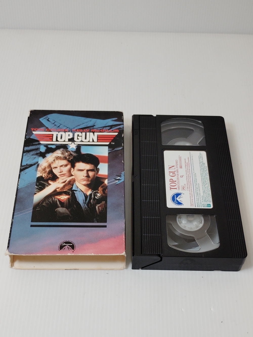 12 For $8 Top Gun Black VHS Tape - Classic Action Movie